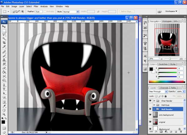 Creation of Idiot... Behind you...: Step 8